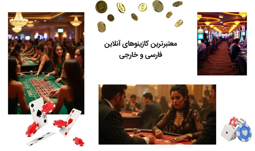 10 کازینو آنلاین فارسی و خارجی معتبر برای ایرانیان